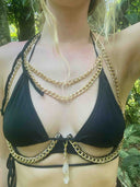 Seed of Life/ Crystal DRiP Bra