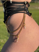 Crystal Clip On Chain